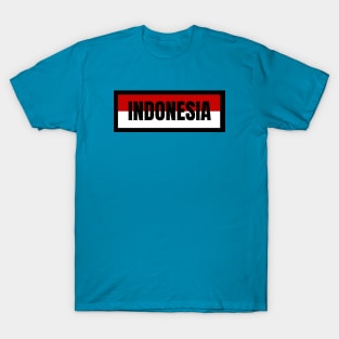 Indonesia in Indonesian Flag T-Shirt